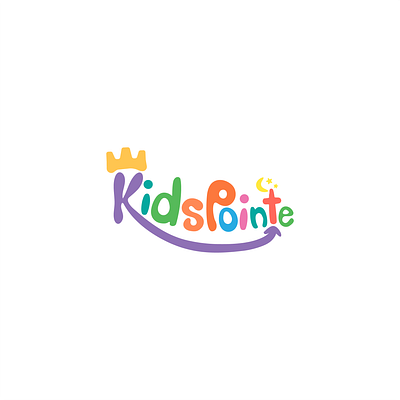 Kids Pointe (Religious Kinderganten) Logo Contest adobe illustrator branding church branding design flat fun design icon illustration kids kindergarten kindergarten logo logo minimal religious logo typography