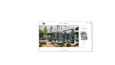 House of Tomorrow illustration ui ux website