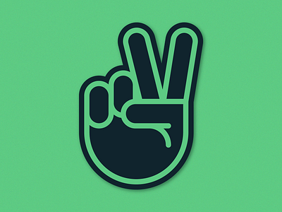 ✌️✌️✌️ design diecut illustration logo peace sign sticker stickermule vector