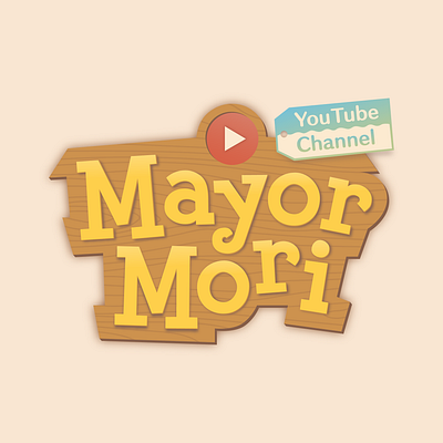 YouTube Channel Logo animal crossing animalcrossing cute game illustration illustrator logo nintendo vector youtube youtube channel youtuber