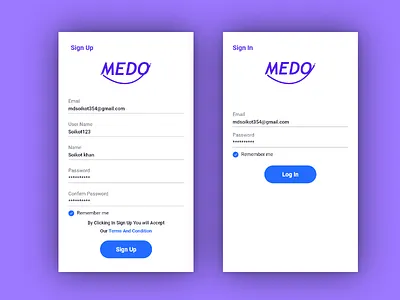 Login & Sign Up Page uiuxuidesignsignuplogin