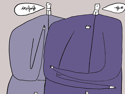 Talking men illustration men talking