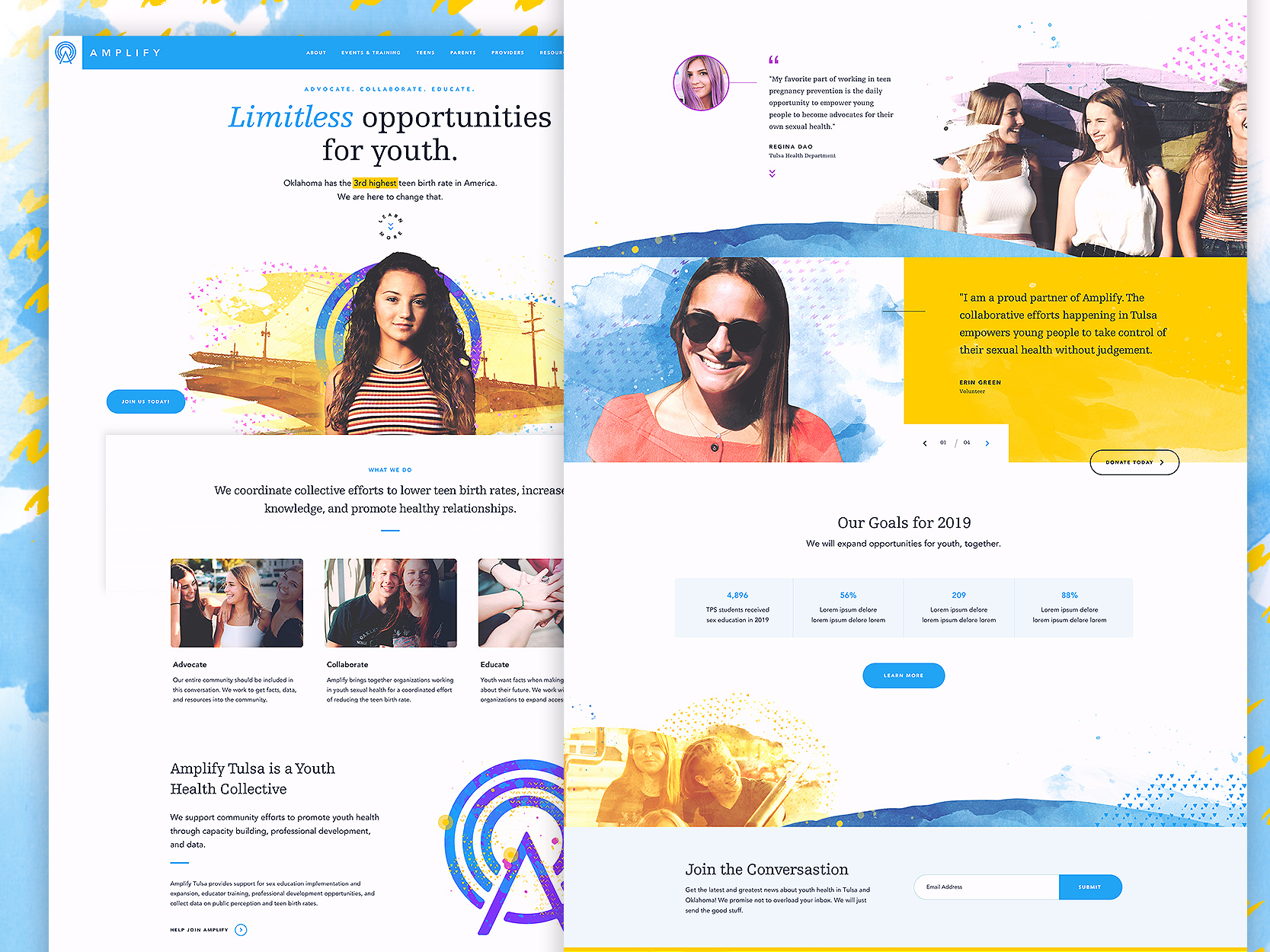Example of Amplify Website