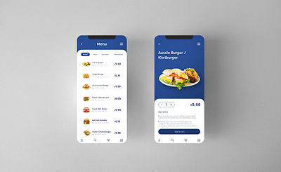 Food Menu UI app design food menu design mobile ui ui design ux design