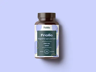 Pebble Label brand design brand identity branding consumer consumer branding direct to consumer dtc label labeldesign lables packaging packaging design pills procreate subscription textures