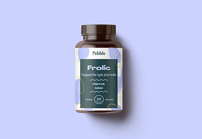 Pebble Label brand design brand identity branding consumer consumer branding direct to consumer dtc label labeldesign lables packaging packaging design pills procreate subscription textures