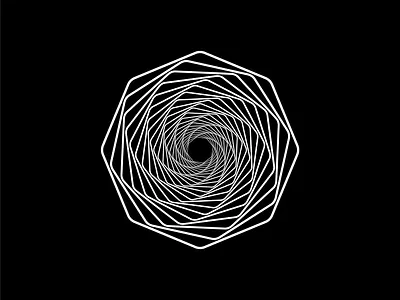 Day 2 black white black and white blackandwhite design geometric geometric art geometric design geometry graphic design icon minimal minimalism minimalist minimalistic swirl vector