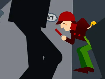 Sherlock Holmes animation art direction illustration