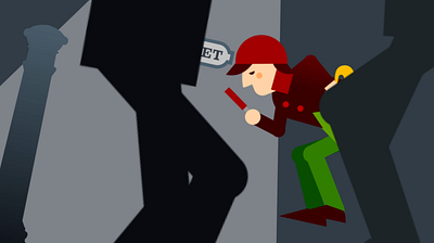 Sherlock Holmes animation art direction illustration