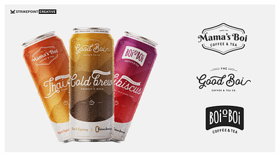 Branding and Packaging an RTD Coffee & Tea Co. branding package design packaging product design typedesign typography