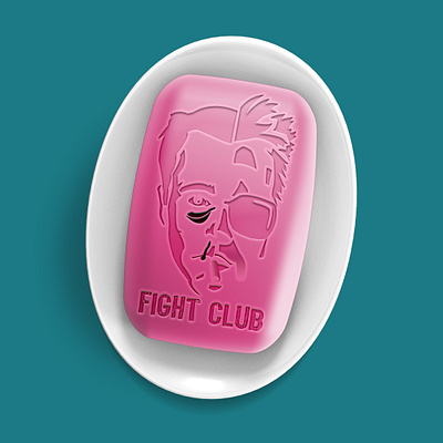 Fight Club - Segretzki art artwork calm as hindu cows club color fight graphic design let go movie movie poster soap weeklywarmup