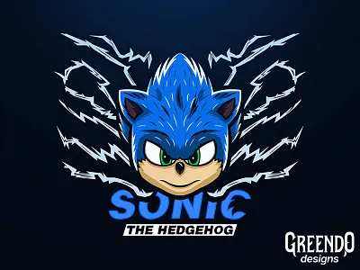 SONIC The Hedgehog design fanart film illustration mascot movie sega sonic