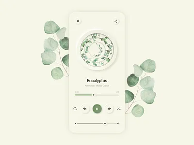 Music Player app challenge colorful colors concept design interface list view music music player music player ui neomorphism skeuomorphism ui