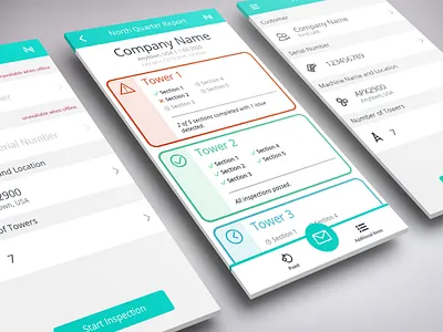 Field Inspection App UI design mobile mobile ui ui