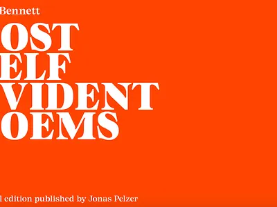 Post-Self-Evident Poems digital literature guy bennett interaction literature poems poetry typography variable font web