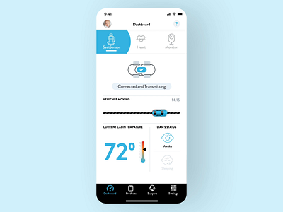 Concept for a SeatSensor Dashboard aftereffects animation app figma mobile mobile app mobile app design mobile design mobile ui ui ux