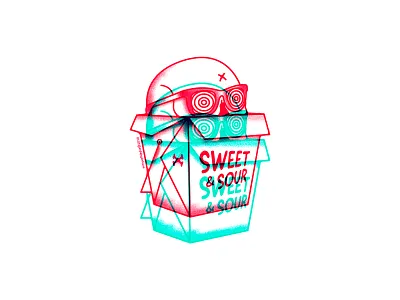 Life is sweet and sour design illustration punk punkrock questioneverything stickers vector