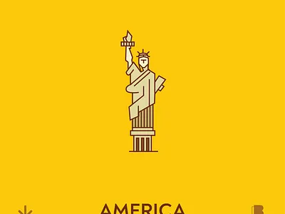 Landmarks flat icons set. art design digital digital art dribbble dribbbleweeklywarmup dribble drinks illustration logo simple vector