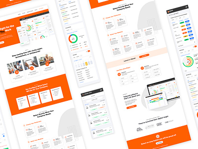 Spark Select Website & App analytics app branding construction customizable dashboard management orange scheduling spark ui uidesign uxdesign web design website website design workflow