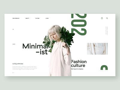 Living with less- Fashion site clothes concept design art fashion fashion design layout minimal minimalism minimalist style