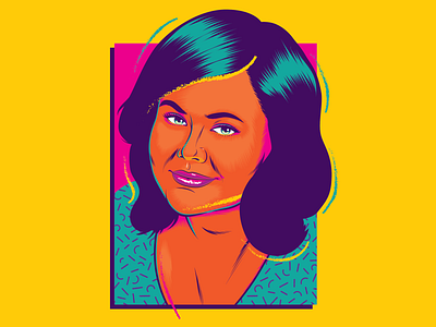 Elise Arndt art beauty color design elise arndt fan art illustration lowbrow psychedelic vector