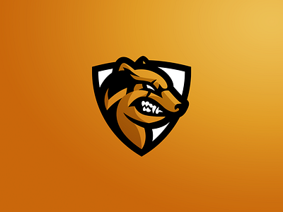 Bardufoss Wolverines Mascot Logo bjorklidesigns branding esport gaming mascot logo modern wolverine