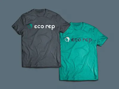 Eco Reps Shirt Design brand development branding college eco environment higher ed logo logo design nature print design student affairs sustainability