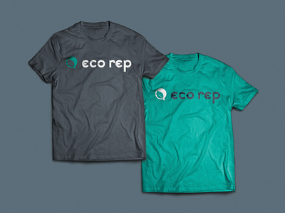 Eco Reps Shirt Design brand development branding college eco environment higher ed logo logo design nature print design student affairs sustainability