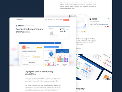 Abaca • Case Study Page case studies case study design development entrepreneurs entrepreneurship front end front end frontend funding fundraising investment investor product product design product strategy ux ux ui ux design uxdesign