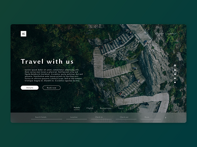Design 004 - Travel Agency conceptdesign design landing page site design travel ui ux uxdesign web webdesign website