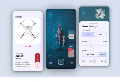 Drone Nevigation App app icon logo ui ux