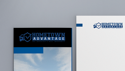 Hometown Advantage branding design icon logo