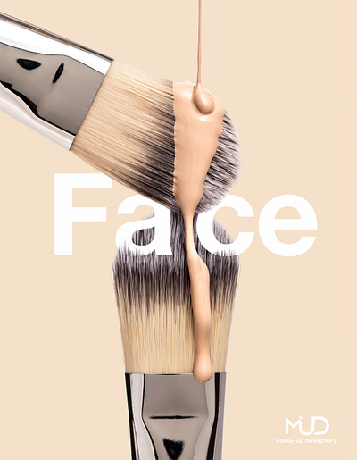 Make-up Designory Product Photos 2019 - Face branding brushes cosmetics face foundation photo photograph photographer photography photoshop product photography products