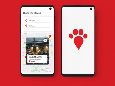 Pet friendly locations app animation animations brand branding design design app flat icon ilustration logo minimal typography ui ux vector web website