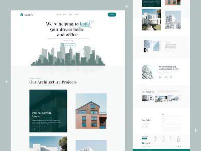 👷🏻‍♂️Architecture Landing Page architecture web case study construction construction website figma graphic design house build website landing page minimal web mobile ui ui uiux ux vector web web design web ui website website build xd