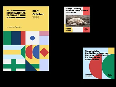 International Economic Forum branding business conference design economic event forum identity summit ui