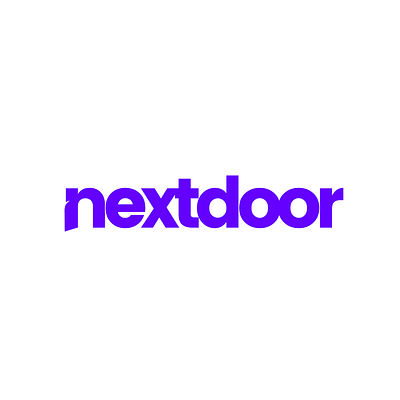 "Nextdoor" Logo Concept branding design logo minimal