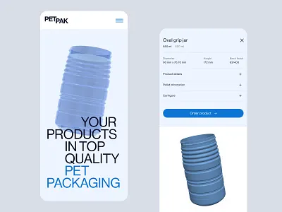 Case study: PET PAK 3d art direction branding ui website