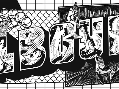 Melbourne Style Kings basketball graffiti greetings from lettering melbourne typography