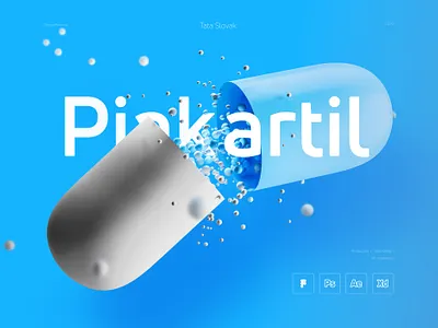 Новый кейс / Пиакартил® – Onepage Web / уже на Behance! 💙 clean design landing onepage ui ux