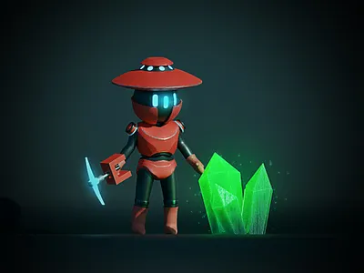 Harvester 3d 3d art blender blender 3d character dribbble game gamer modeling render shot videogame