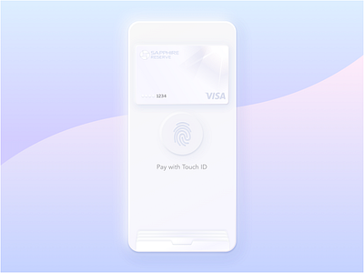 Day 002 - Credit Card Checkout credit card daily100 daily100challenge dailyui dailyuichallenge day002 neomorphism payment skeumorphism touch id ui