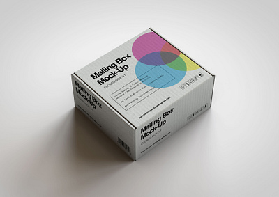 Mailing Box | Shipping Box Mock-Up amber box branding brown cardboard craft dropshipping identity mailing box mock up mockup packaging plain presentation print design recycled shipping shipping box shipping company smooth white