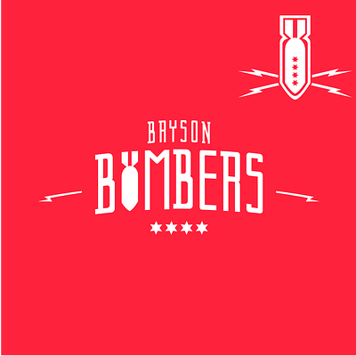 BRYSON DESIGN CO BOMBERS badge bomb branding esport graphic identity logo