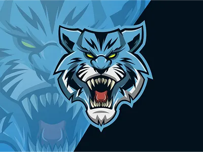 tiger head esport logo design esport esport logo head logo illustration logo design mascot logo tiger
