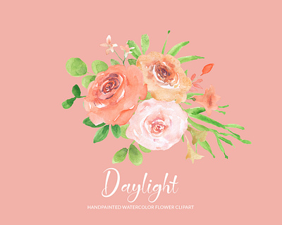 Free Daylight Watercolor Flower Clipart, PNG beautiful blushrose daylight digitalillustration floralart floraldesign flowerclipart flowerdesign flowerillustration free freedownload gogivo graphics handpainted instantdownload png roseclipart transparent watercolorclipart watercolorpainting