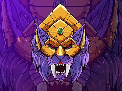 sabertooth illustration design esport esport logo head logo illustration logo logo design mascot logo sabertooth tiger