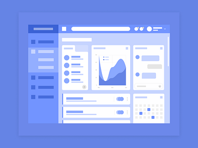 Abstract Dashboard abstract blue dashboard data design dribbble figma flat mockup monochromatic search ui web design