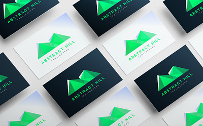abstract hill logo design abstract art brand business creative design element geometric graphic icon illustration logo logotype modern shape sign symbol template trendy vector
