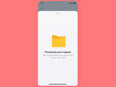 Download loan agreement interaction animated animation bank card dashboard document document animation finance fintech folder folder animation folder gif freebie loan loan agreement loan application minimal ui ux